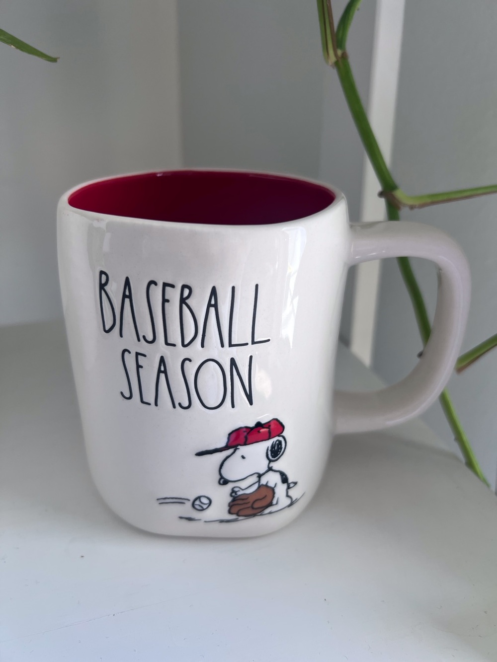 Rae Dunn x Peanuts Baseball Season Mug